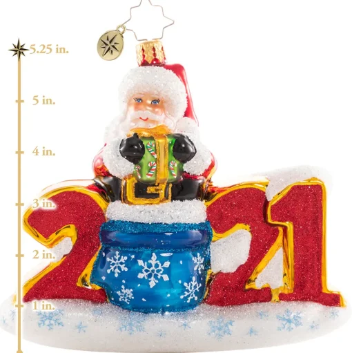 Blown Glass^Christopher Radko Cr, Christmas Fun In 2021!, Dated, 1020802,