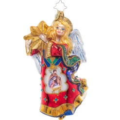 Blown Glass^Christopher Radko Cr, Christmas Star Angel, 1021443, Radko