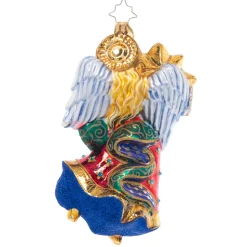 Blown Glass^Christopher Radko Cr, Christmas Star Angel, 1021443, Radko
