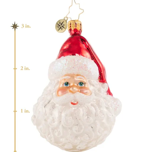 Blown Glass^Christopher Radko Cr, Classic St Nick, Gem, 1020647,
