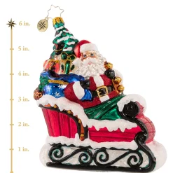 Stocking / Skirt^Christopher Radko Cr, Countryside Sleigh Ride, 10208015,