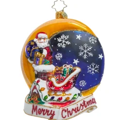 Christopher Radko Cr, Crescent Moon Christmas, 1021112, Hot