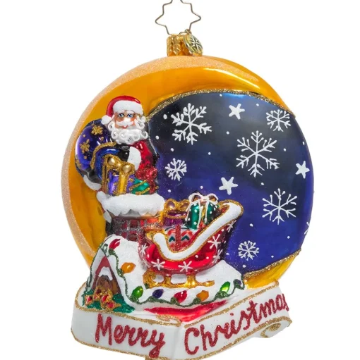 Christopher Radko Cr, Crescent Moon Christmas, 1021112, Hot
