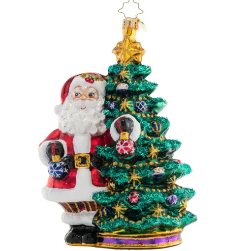 Santas^Christopher Radko Cr, Deck The Halls Santa, 1021360, Radko