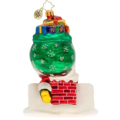 Santas^Christopher Radko Cr, Down The Hatch Santa, 1020505,