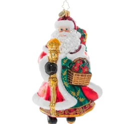 Santas^Christopher Radko Cr, Festive Florals Santa, 1020963, Radko