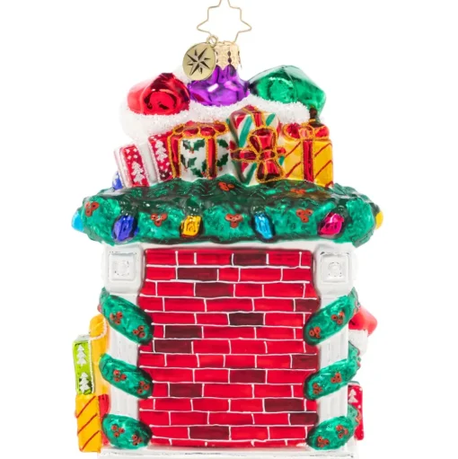 Santas^Christopher Radko Cr, Fireplace High Jinks, 1021622, Radko