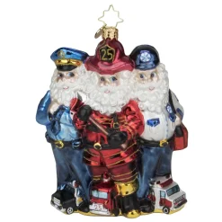 Blown Glass^Christopher Radko Cr, First Responders, 1020047,