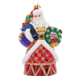 Christopher Radko Cr, Gifts Galore Santa, 1021116, Shop