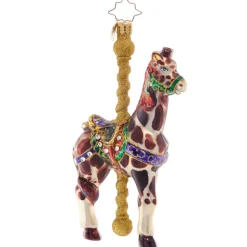 Blown Glass^Christopher Radko Cr, Gilded Giraffe, 1021459, Radko