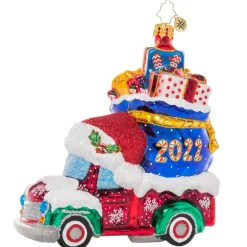 Santas^Christopher Radko Cr, Happy Haul-Idays, 1021136,