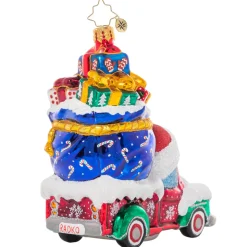 Santas^Christopher Radko Cr, Happy Haul-Idays, 1021136,