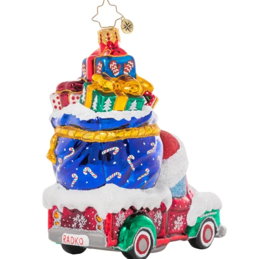 Santas^Christopher Radko Cr, Happy Haul-Idays, 1021136,