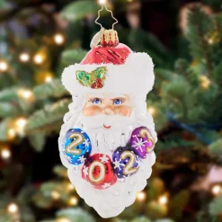 Santas^Christopher Radko Cr, Ho-Ho-Happy Year, 1021651, Radko