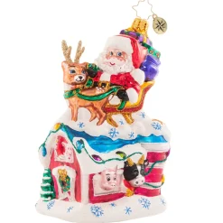 Blown Glass^Christopher Radko Cr, Holiday Charm At The Farm, 1020623,