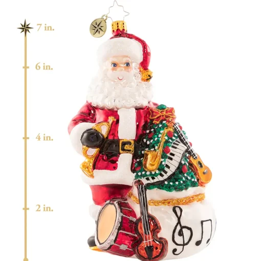 Santas^Christopher Radko Cr, Holiday Serenade, 1020837,