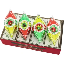Stocking / Skirt^Christopher Radko Cr, Holiday Splendor 4 Count 7" Reflector Tulips, 4027994, Radko