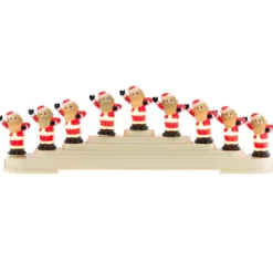 Stocking / Skirt^Christopher Radko Cr, Holiday Splendor 9 Count Santa Light Candolier, 4027594,