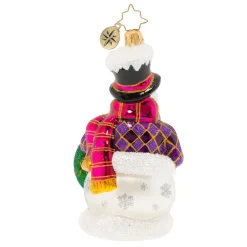 Blown Glass^Christopher Radko Cr, Holidays In The Snow, 1020190,