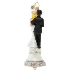 Blown Glass^Christopher Radko Cr, I Do! Wedding, 1020429,