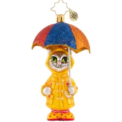 Blown Glass^Christopher Radko Cr, It's Raining Cats!, Gem, 1020646,
