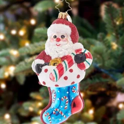 Santas^Christopher Radko Cr, Love Is The Best Medicine, 1021618, Pediatric Cancer Awareness., Radko