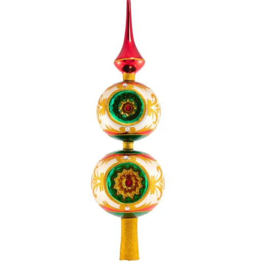 Glass^Christopher Radko Cr, Luxury Abounds Finial, 1020867,