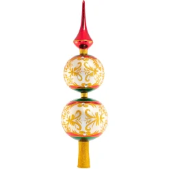 Glass^Christopher Radko Cr, Luxury Abounds Finial, 1020867,
