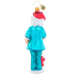 Blown Glass^Christopher Radko Cr, Merry Medical Worker, 1020827,
