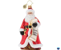 Blown Glass^Christopher Radko Cr, Naughty Or Nice, 1019812,