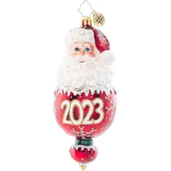 Santas^Christopher Radko Cr, New Year Elegance, 1021661, Radko
