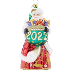 Santas^Christopher Radko Cr, New Year Nice List, 1021631, Radko