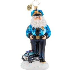 Blown Glass^Christopher Radko Cr, North Pole Patrol, 1020873,