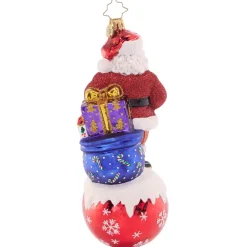 Christopher Radko^Christopher Radko Cr, On Top Of It Santa, 1021650, Radko