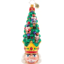 Blown Glass^Christopher Radko Cr, One Spruced Up Nutcracker, 1020747,