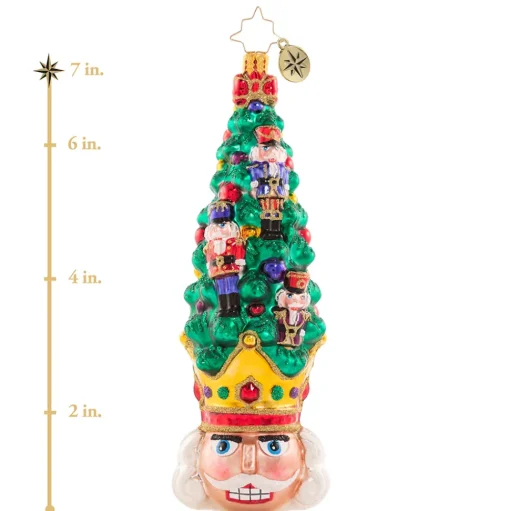 Blown Glass^Christopher Radko Cr, One Spruced Up Nutcracker, 1020747,