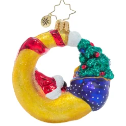 Santas^Christopher Radko Cr, Over The Moon For Christmas Gem, 1020970, Radko