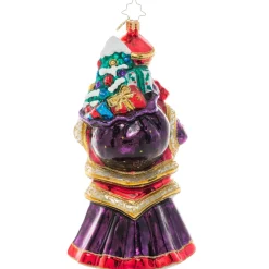 Blown Glass^Christopher Radko Cr, Patron Saint Of Christmas, 1021069, Radko