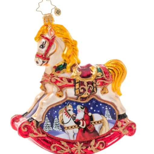 Christopher Radko^Christopher Radko Cr, Resplendent Rocking Horse, 1021139,