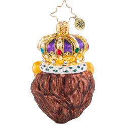 Blown Glass^Christopher Radko Cr, Roaring Royalty, Gem, 1020654,