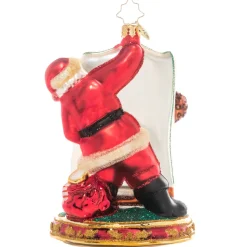 Blown Glass^Christopher Radko Cr, Rockwell's Two Sleeping Children, 1021214, Radko