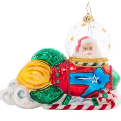 Christopher Radko^Christopher Radko Cr, Santa Goes To Space, 1021584, Radko