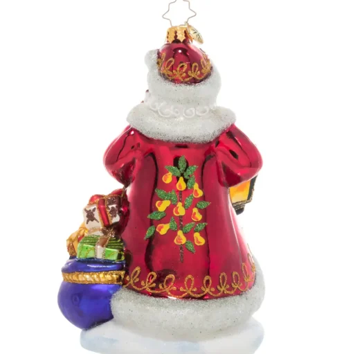 Glass^Christopher Radko Cr, Santa's Pear Tree, 1021244, Radko