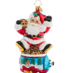 Christopher Radko^Christopher Radko Cr, Santa's Snack Break, 1021373, Rabko