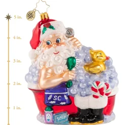 Santas^Christopher Radko Cr, Scrub-A-Dub In The Tub, 1020889,