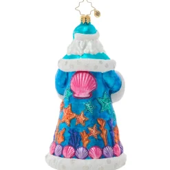 Christopher Radko Cr, Seashore Santa, 1021166, Hot