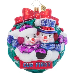 Christopher Radko Cr, Snowy First Christmas, 1021213, Best