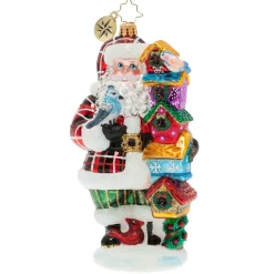 Santas^Christopher Radko Cr, Songbird Santa, 1020082,