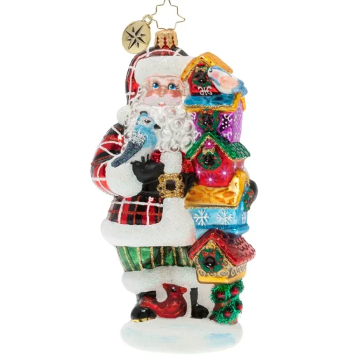 Santas^Christopher Radko Cr, Songbird Santa, 1020082,