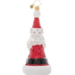 Santas^Christopher Radko Cr, Spangled Santa, 1021344, Radko